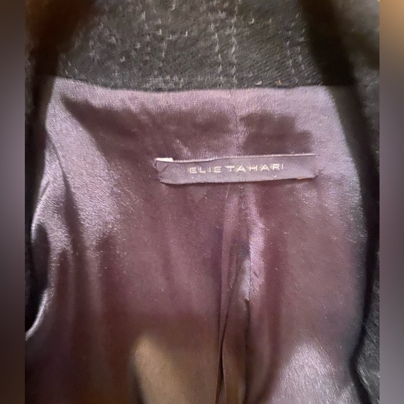 TAHARI DOUBLE FACE WOOL BLEND Elegant Coat - Picture 3 of 5